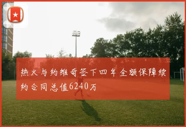 热火与约维奇签下四年全额保障续约合同总值6240万